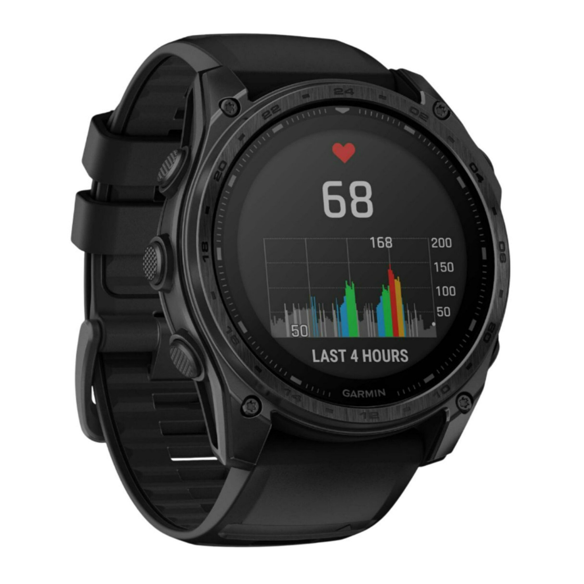 Garmin Tactix 8 51mm Sapphire Solar Elite Edition Smartwatch (Black) Bundle with Clip-On Light