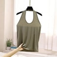 thumbnail image 3 of qucoqpe Summer Halter Tank Tops for Women Fashion Casual Solid Color Sleeveless Shirts Trendy Loose Fit Blouses, 3 of 6