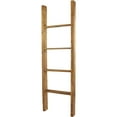 thumbnail image 4 of Ekena Millwork 19"W x 60"H x 3 1/2"D Vintage Farmhouse 4 Rung Ladder, Barnwood Decor Collection, Weathered Brown, 4 of 13