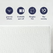Best Price Mattress Signature 10 Green Tea Memory Foam Mattress, Twin