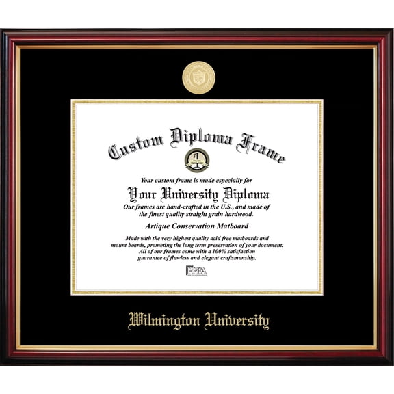 Wilmington University Petite Diploma Frame