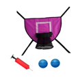 thumbnail image 3 of Mini aro de baloncesto para trampolín, fácil de instalar, soporte de baloncesto para exteriores rosa, 3 of 8
