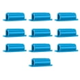 thumbnail image 2 of 10 soportes adhesivos para bolígrafos, portátiles, pequeños, para escritorio de oficina, color azul, 2 of 14