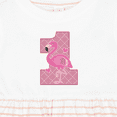 thumbnail image 4 of Inktastic First Birthday Flamingo 1 Year Old Girl Girls Baby Dress, 4 of 5
