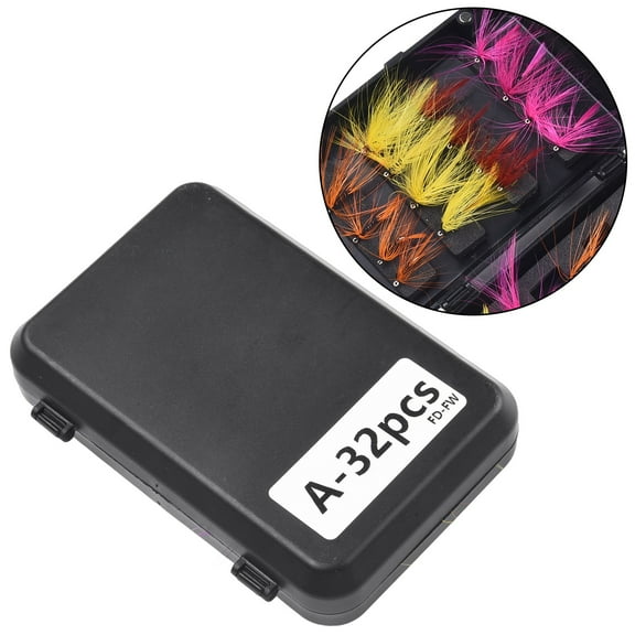Premium Fly Fishing Flies Set 3224Pcs Assorted Flies For Bass Trout Salmon C-24Pcs