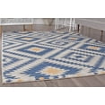 thumbnail image 4 of Soleil BR30C Kilim Honey Tribal Moroccan navy Area Rug, 5'x7', 4 of 10