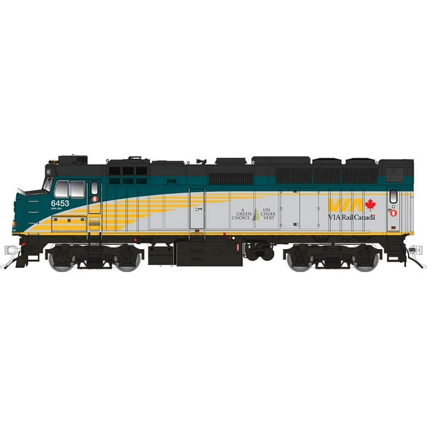 Rapido Trains 82503 HO VIA Rail Canada Rebuilt F40PH2D with Sound