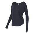 thumbnail image 2 of BELLA + CANVAS - New NIB - Women - Women’s Flowy 2x1 Ribbed Long Sleeve Tee, 2 of 5