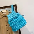thumbnail image 2 of LHSHIDU Backpack for Women - Trendy Drawstring Puffy Backpack (Black), 2 of 7