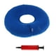 thumbnail image 3 of Almohada inflable para el coxis y hemorroides con bomba de aire. Cojín de asiento en forma de dona para el dolor. Azul, 3 of 9