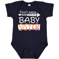 thumbnail image 3 of Inktastic Don't Mess with my Baby Sister Boys or Girls Baby Bodysuit, 3 of 5