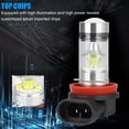 thumbnail image 4 of Kojooin 2pcs H8 H11 H16 Led Driving Light Bulbs High-Power 360-degree Beam Angle 200w 6000k Waterproof Fog Lamp Bulb, 4 of 7
