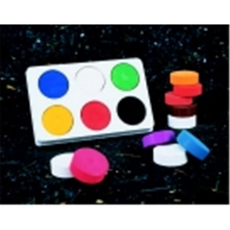 Sax Non-Toxic Tempera Paint Cakes, Assorted Colors,