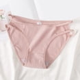 thumbnail image 2 of B91xZ Culottes Sans Couture pour Femmes en Coton Extensible, Rose Vif L, 2 of 5
