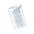 thumbnail image 2 of VONKY 2.6L Dividers Box Organizer Clear Plastic Case Storage Container for Cereal White, 2 of 9