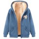 thumbnail image 1 of WILLBEST Sudaderas En Pareja Autumn/Winter Lamb Coat Plus Thick Hooded Cardigan Plus Size Coat Grande, 1 of 2
