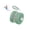 Green, variant on Interactive Cat Toy, Green Automatic Infrared Laser Moving Cat Toy Ball with Plush Bird Teaser Replacement Lanyard and USB Charging Cable 4 Pack Full Set, for Indoor Kittens Cats Self Play Exercise B