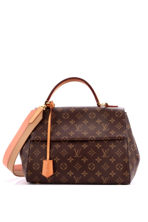 Pre-Owned Cluny Top Handle Bag Monogram Canvas MM By Rebag