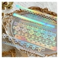 thumbnail image 5 of Scrapbook Paper 10pcs Stamping Lace Decorative Paper Hollow Card Collage Materials Cards DIY Handmade Art, 5 of 14
