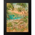 thumbnail image 2 of Kruskamp, Janet 19x24 Black Modern Framed Museum Art Print Titled - South Seas Retreat, 2 of 5