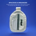 thumbnail image 3 of Prince Multi-Sport Racket Bag – White Quilted Sling Backpack with Shoulder Pocket, 3 of 9