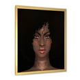 thumbnail image 2 of Designart 'Portrait of Afro American Woman II' Modern Framed Art Print, 2 of 4