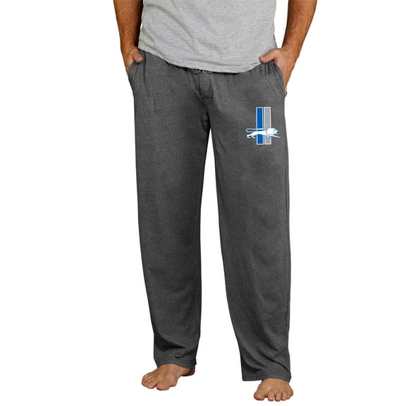 Men's Concepts Sport Charcoal Detroit Lions Retro Quest Knit Pants
