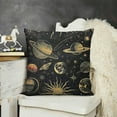 thumbnail image 2 of Set of Moon Phases Throw Pillow Cover, Decor Linen Cushion Cover for Sofa Couch Bed, 2 of 5