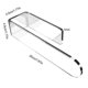 thumbnail image 4 of 2PCS U Shape Bathroom Acrylic Towel Bar Hand Towel Holder, Self Adhesive Towel Rack for Bathroom Wall Mounted A, 4 of 5