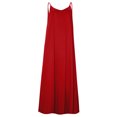 thumbnail image 5 of Riforla Women's Boho Beach Dress Irregular Neckline Pocketed Maxi Dress Casual Summer EU/US Sizes Women Mother of The Bride Dresses Watermelon Red XXXL, 5 of 6