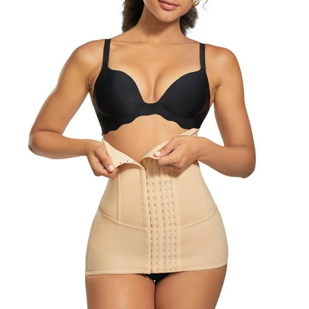 

Molutan 2 in 1 Postpartum Wrap Girdle Pelvis Belt Waist Trainer Tummy Control Recovery Belly Belts Female(Beige XL)
