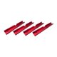 thumbnail image 2 of 4 piezas de rieles en T para carpintería, ranuras en T, accesorios profesionales para carpintería universales Rojo, 2 of 8