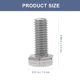 thumbnail image 2 of unbranded 40Ud Pernos De Inoxidable 304 Hexagonal Tornillos Completamente Para Muebles Y Equipos, 2 of 5