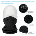 thumbnail image 4 of Uxcell Neck Gaiter, 6 Pack Breathable Cooling Face Cover Scarf for Cycling Running, Black, 4 of 6