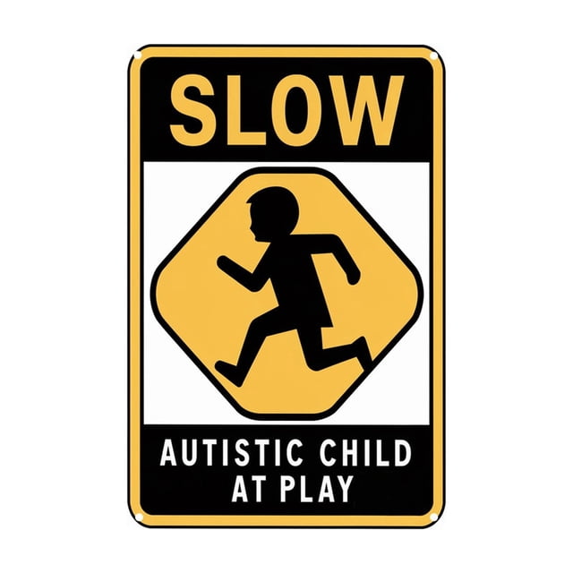 Front Door Sign Humorous Rust Proof Metal Reflective Outdoor for Yard Driveway