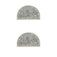 thumbnail image 2 of Youkk Bathroom Rugs Water Absorbent Floor Bath Mat Carpet Flower Semicircle 40x60cm 2Set, 2 of 6