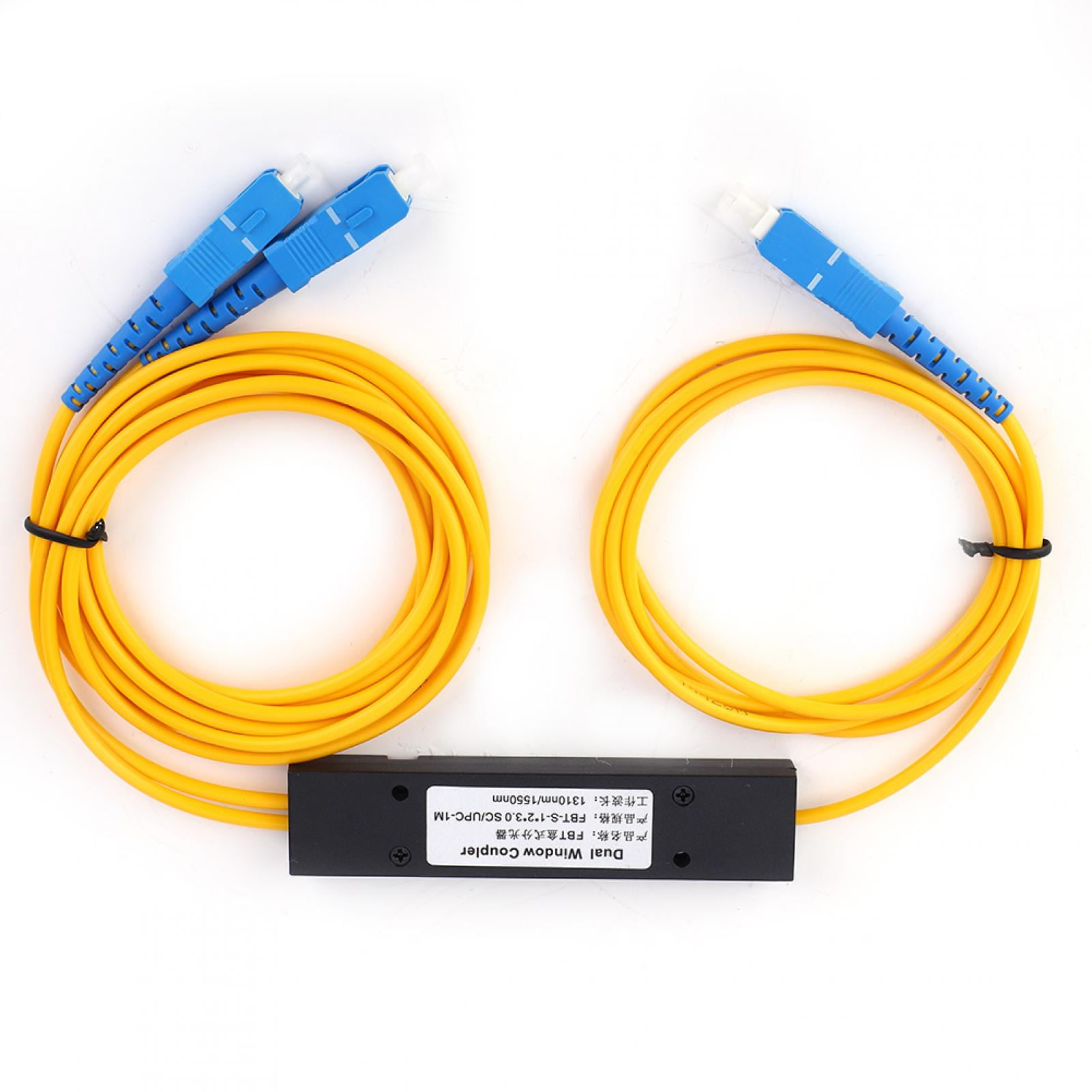 PLC Splitter Singlemode Module SC-UPC 1x2 1 to 2 FBT Fiber Optic Splitter 
