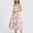 Pink, variant on Qulqfy Pink Summer Dresses for Women 2026 Casual Boho Maxi Flowy Sleeveless Floral Tie-Shoulder Straps Square Neck Cute Flowy Beach Long Dresses L