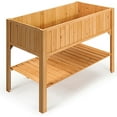 thumbnail image 2 of Resenkos Raised Planter Boxes, Large Space Elevated Flower Beds, Wooden Elevated Planter Box Shelf Suitable for Garden Use, 2 of 8