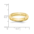 thumbnail image 3 of Primal Gold 10 Karat Yellow Gold 4mm Half Round with Edge Band Size 9.5, 3 of 4