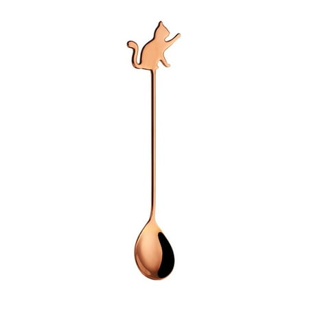 

304 Stainless Steel Cartoon Cat Coffee Spoon Cake Spoon Stirring Spoon