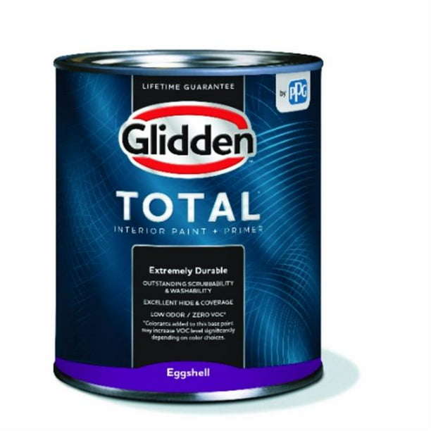 PPG Glidden GLTIN20WB04 Total Paint Interior Latex Eggshell White