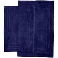 thumbnail image 1 of Cotton 2-Piece Bath Rug Set  Navy Blue, 1 of 1
