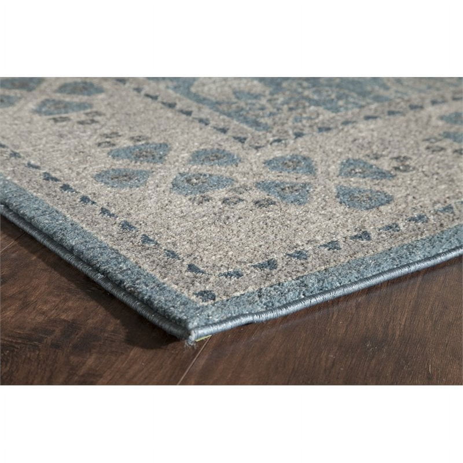 Rugs America Estelle Seafoam/Ivory Area Rug
