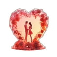 thumbnail image 2 of Valentine's Day Commemorative Sign Celebration,2D Flat Standee Holder And Insert Sign Desktop Display Stand,Valentines Day Together Decorations,Happy Valentines Day Growing Love, 2 of 7
