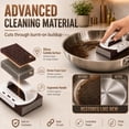 thumbnail image 5 of Magic Cleaning Sponge, Carborundum Emery Scrubber Pad for Heavy-Duty Kitchen Cleaning, Rust Removal and Grill, Stove & Pan Cleaning, 5 of 7