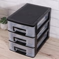 thumbnail image 2 of OUSITAID Storage Drawer Desktop Box Organizer Closet Type Plastic Drawers Cabinet  Desk Office Layer Shelf Multi Furniture Unit, 2 of 7