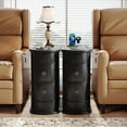 thumbnail image 6 of Tribesigns Wood End Table, 2-Drawer Narrow Side Table with Charging Station, 6 of 7