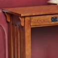 thumbnail image 2 of Leick Furniture Wood Mission Console Table with Drawers and Shelf in Oak, 2 of 2