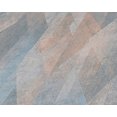 thumbnail image 3 of Concord Wallcoverings Modern Textured Wallpaper Graphics, Vinyl Accent Wall, Beige, Blue, Cream, Orange, Turquoise, 21 in x 33 Ft (57 sq. ft), 391041, 3 of 5
